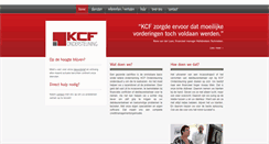Desktop Screenshot of kcf.nl