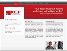 Tablet Screenshot of kcf.nl